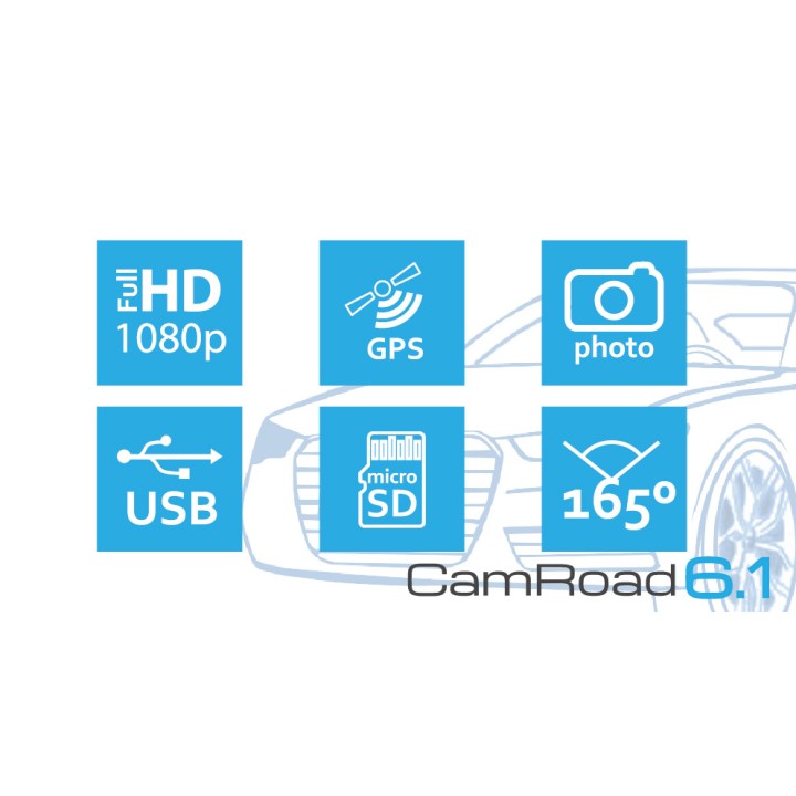 KAMERA SAMOCHODOWA OVERMAX CAMROAD 6.1 GPS
