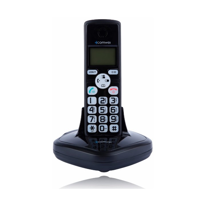Domofon bezprzewodowy COMWEI D102B, teledomofon, Czarny