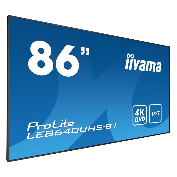 Monitor LED IIYAMA LE8640UHS-B1 4K 86 cali