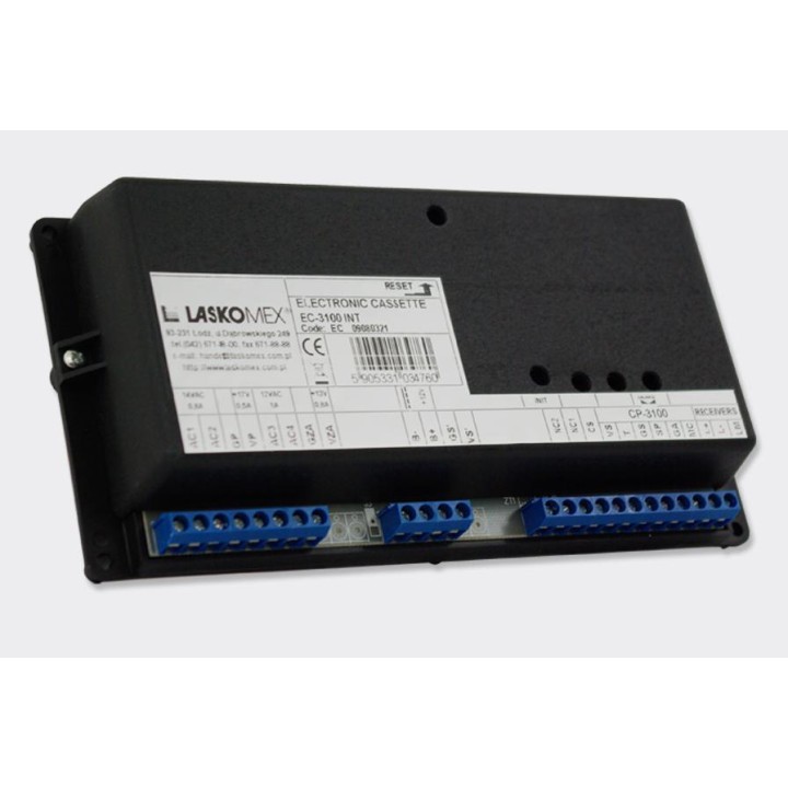 Laskomex Kaseta elektroniki EC-3100R-2 INT - do systemu obsługującego 8 wejść głównych 
