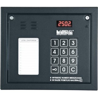 Laskomex CP-2502NP czarny Panel audio z mini listą lokatorów 