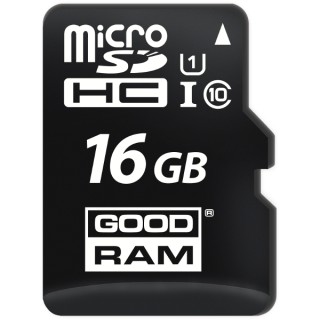 KARTA PAMIĘCI microSD GOODRAM UHS1 CL10 16GB + ADAPTER 100MB