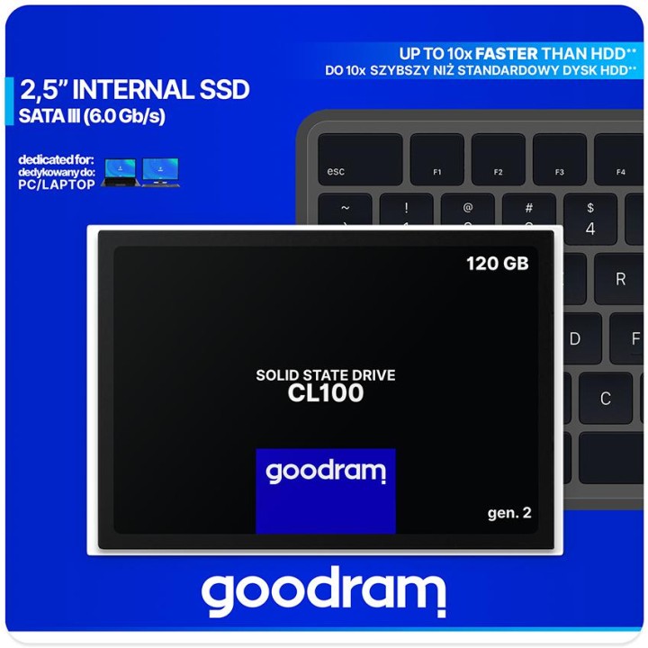 DYSK SSD GOODRAM CL100 G2 120GB SATA3