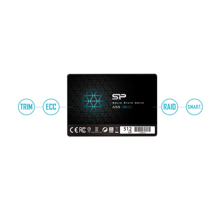 DYSK SSD Silicon Power A55 512GB SATA III 550/420MB/s