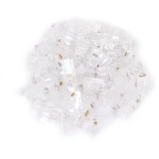 WTYK SIECIOWY PRZELOTOWY GETFORT RJ45 CAT.6 8P8C (100szt)