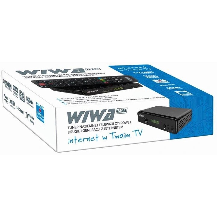 Tuner DVB-T/T2 WIWA H.265