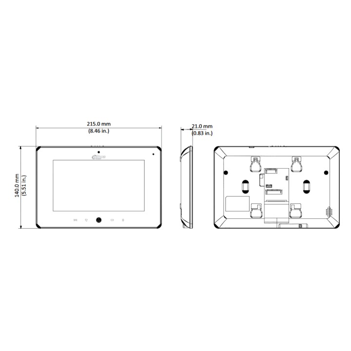 Monitor wideodomofonu DAHUA VTH5221DW-S2