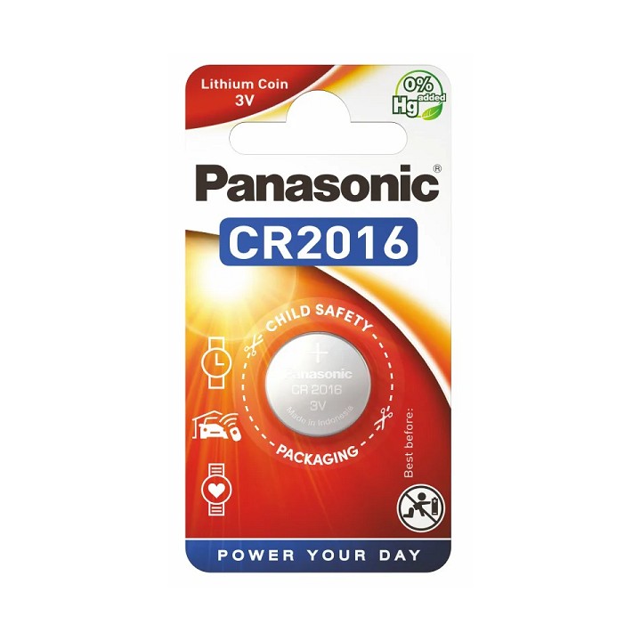 Bateria CR2016 PANASONIC (blister 1 szt.)