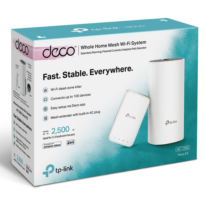 DOMOWY SYSTEM WI-FI MESH TP-LINK DECO E3 (2-pack)