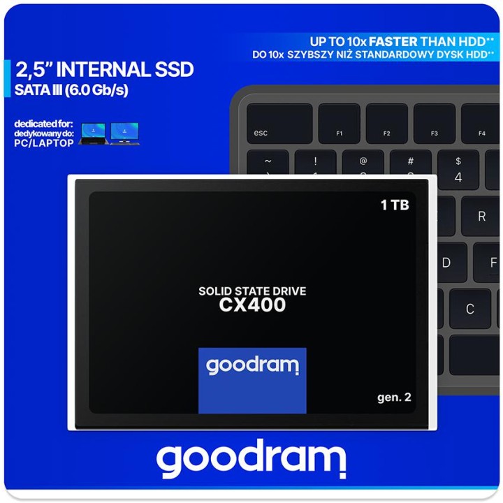 DYSK SSD GOODRAM CX400 G2 1TB SATA3