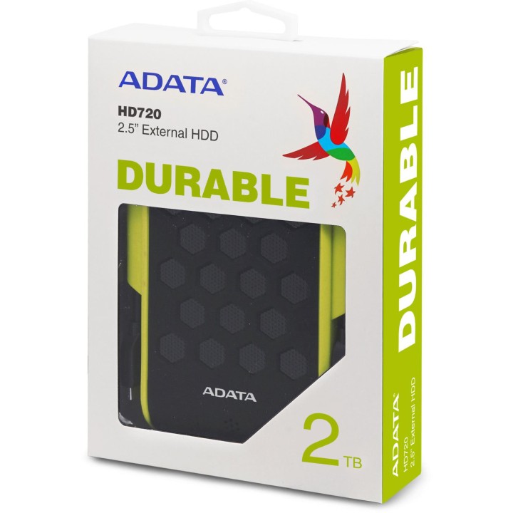 DYSK ZEWNĘTRZNY ADATA DashDrive Durable HD720 2TB Zielony