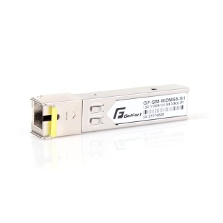 MODUŁ SFP GETFORT WDM 1.25Gbps 3KM SC SM, TX1550/RX1310