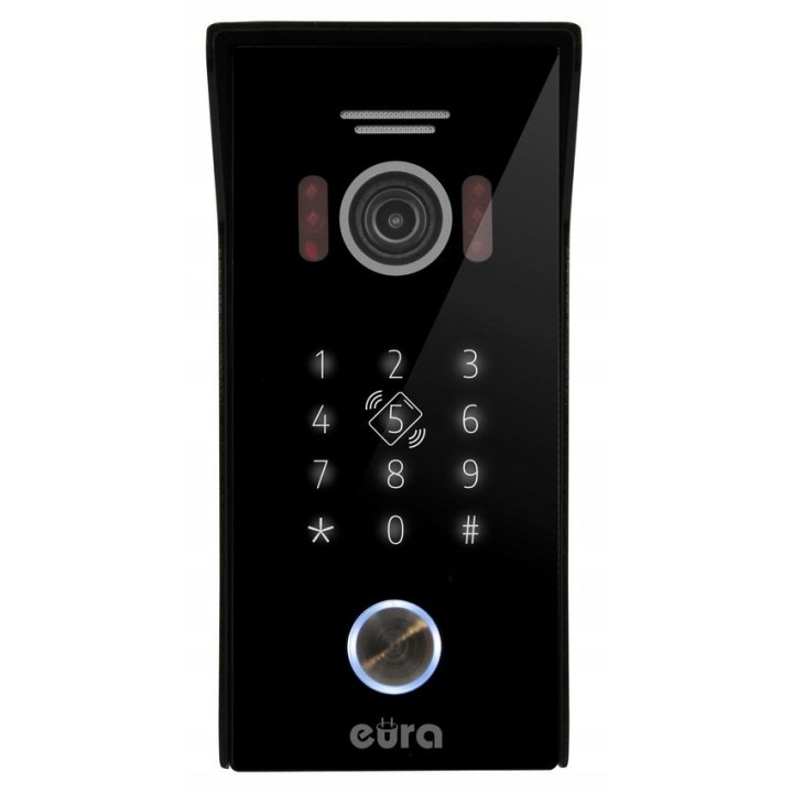 WIDEODOMOFON EURA VDP-99C5 czarny, WiFi, RFID, TUYA 