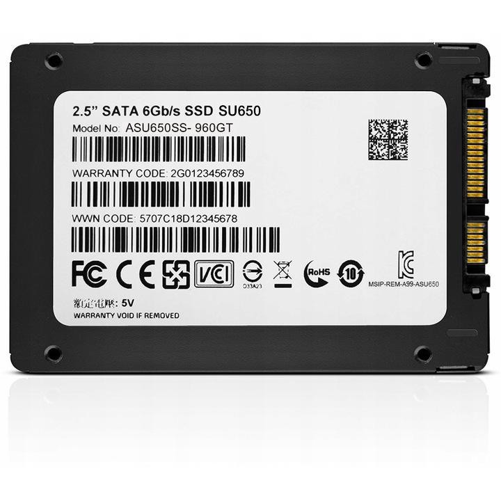 Adata SU650 Ultimate 512GB 2,5" SATA SSD