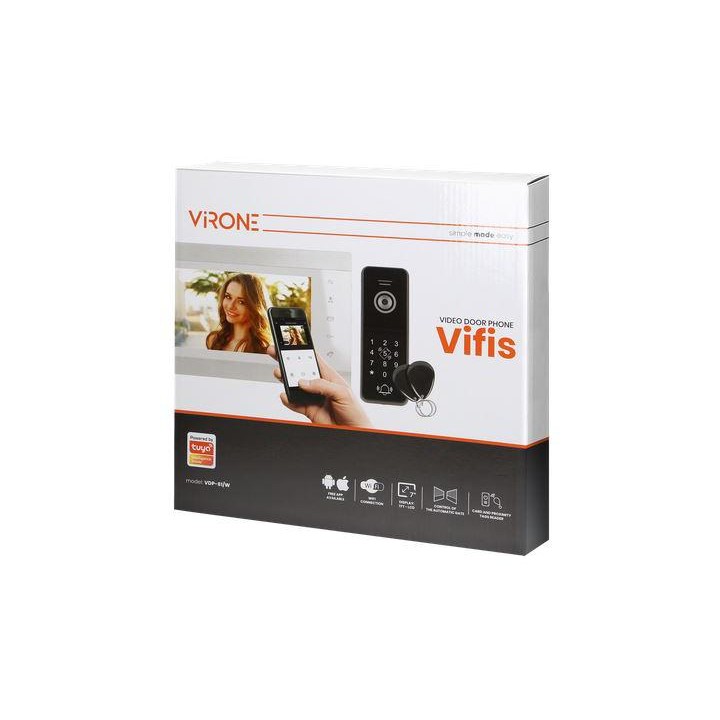 WIDEODOMOFON WI-FI VIRONE VDP-61FHD/W VIFIS FULL HD 