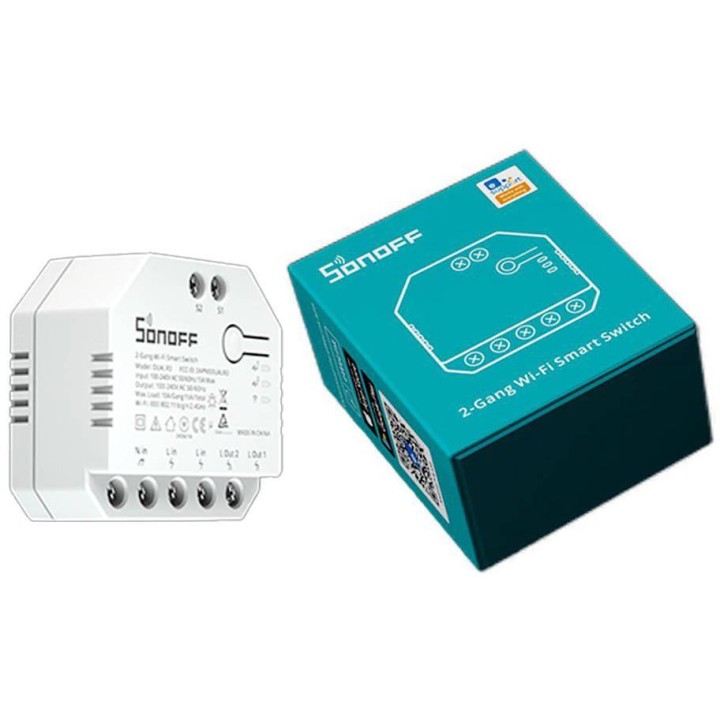 SONOFF sterownik 2-kanałowy roletowy 10A WiFi DUAL R3