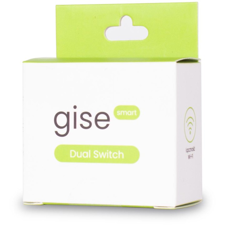 GISE SMART Dual Switch Podwójny sterownik oświetleniowy Tuya WiFi