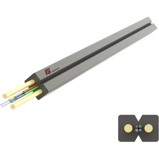 Kabel światłowodowy GETFORT FRP 2J LSOH (Indoor FTTH)