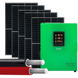 Zestaw solarny do grzania wody użytkowej 5 paneli 2kW