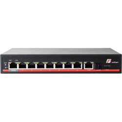 SWITCH POE GETFORT 8+1+SFP Gigabit Ethernet 120W