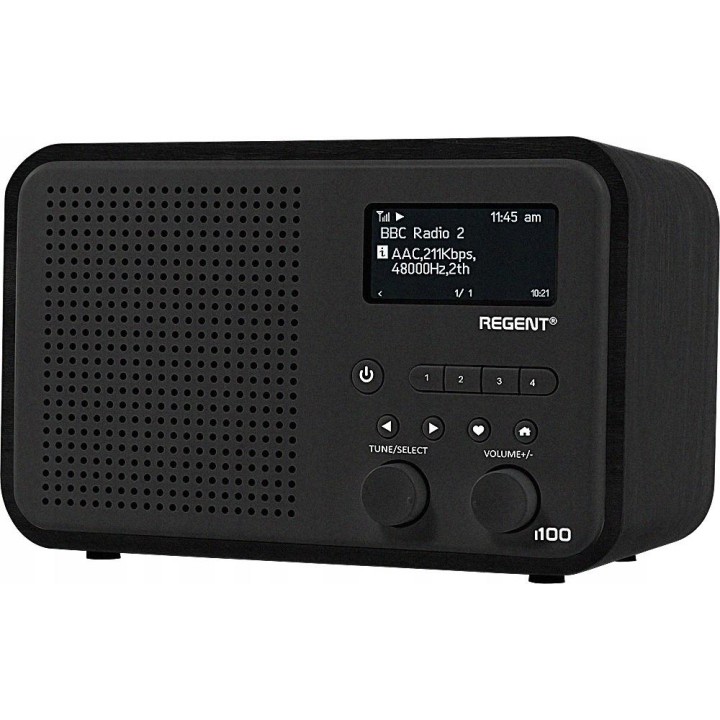 Radio internetowe Ferguson Regent i100 z DAB/DAB+/FM/Bluetooth. Stereo bass reflex.