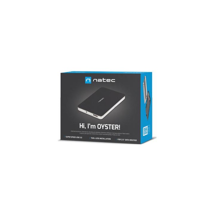 Zewnętrzna obudowa dysku Natec Oyster 2 Slim SATA 2.5cala USB 3.0 Czarny