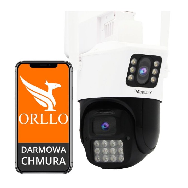Kamera IP Orllo Z19 dual obrotowa zewnętrzna Wi-Fi 2Mpx