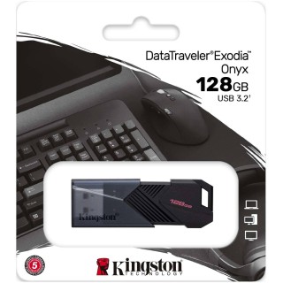 Pendrive Kingston Data Traveler Exodia Onyx 128GB USB3.2 Gen1