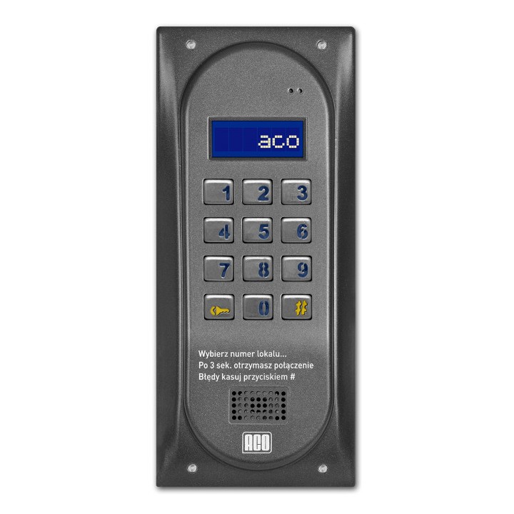 ACO CDNP6S ST CENTRALA DOMOFONOWA grzałka LCD.* 9321	