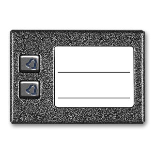 ACO CDN-2NP GR Podświetlany panel listy lokatorów z 2 przyciskami