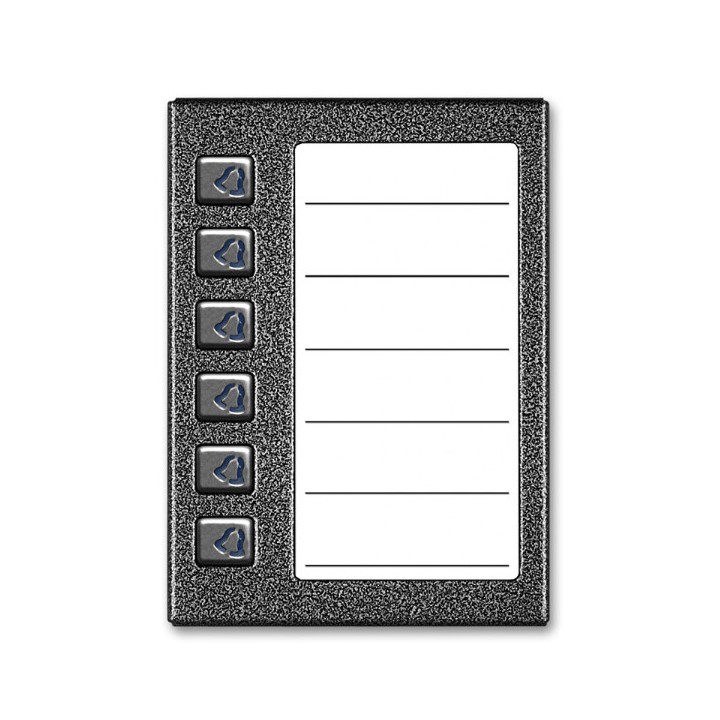 ACO CDN-6NP GR Podświetlany panel listy lokatorów z 6 przyciskami