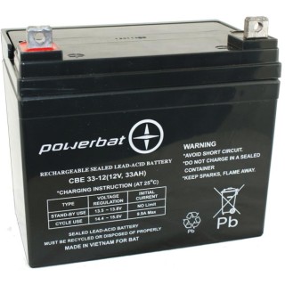 Akumulator PowerBat AGM 12V 33Ah