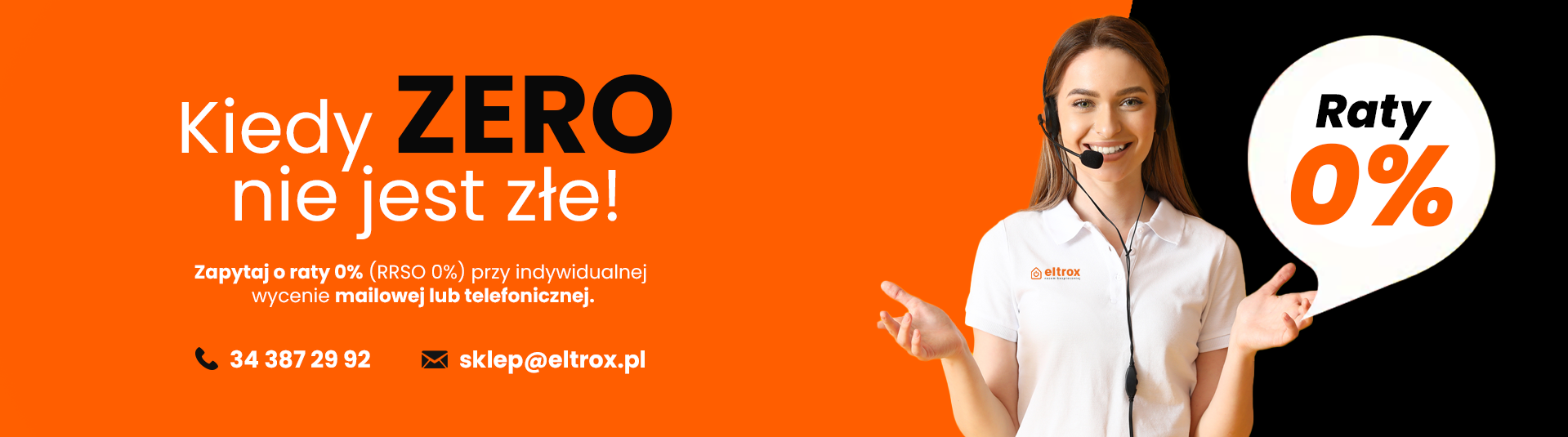 Raty 0% w eltrox - Sprawdź